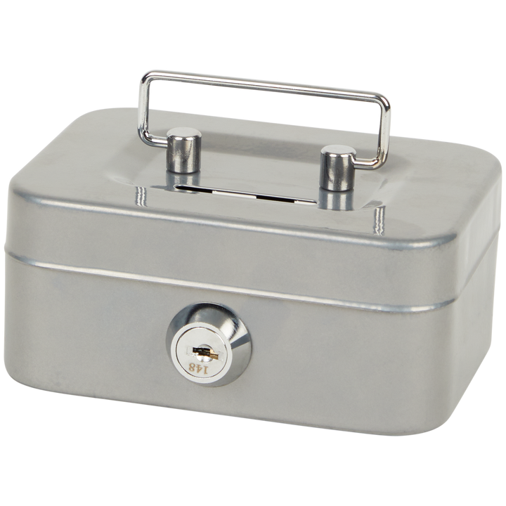 Petite tirelire en métal