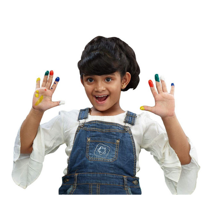 Atelier de peinture avec les doigts