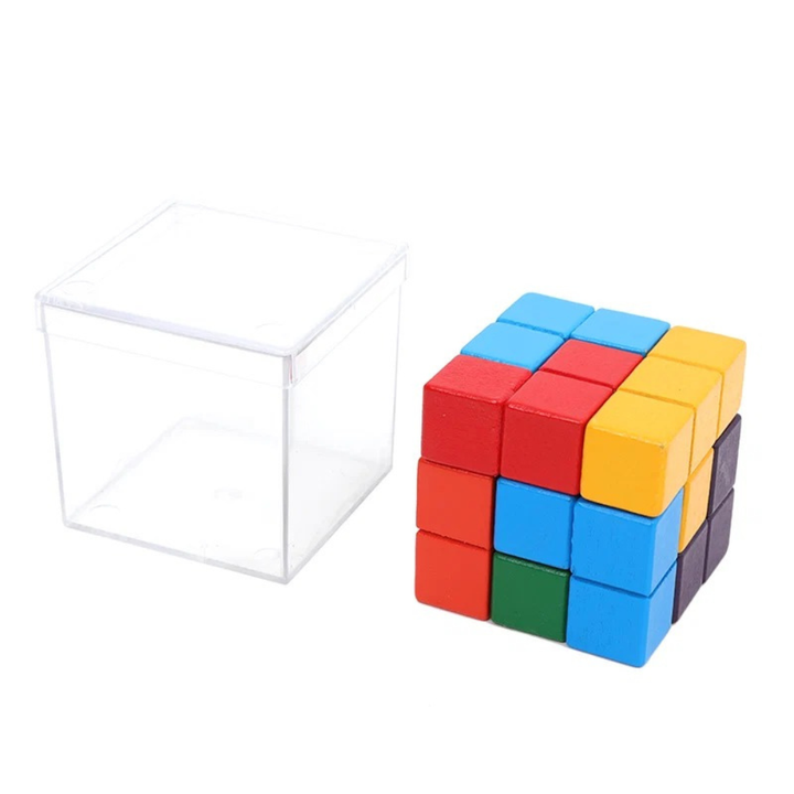 Soma Cube 3D - 5 - Eveil Montessori Maroc