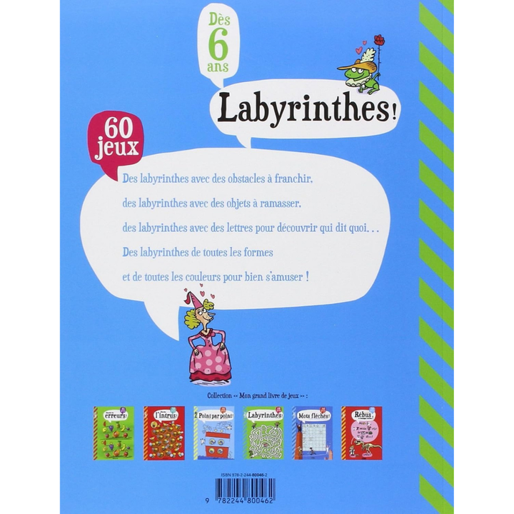Livre jeux : Labyrinthe - 4 - Eveil Montessori Maroc
