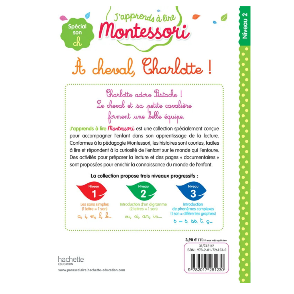 À cheval, Charlotte !, niveau 2 - J'apprends à lire Montessori