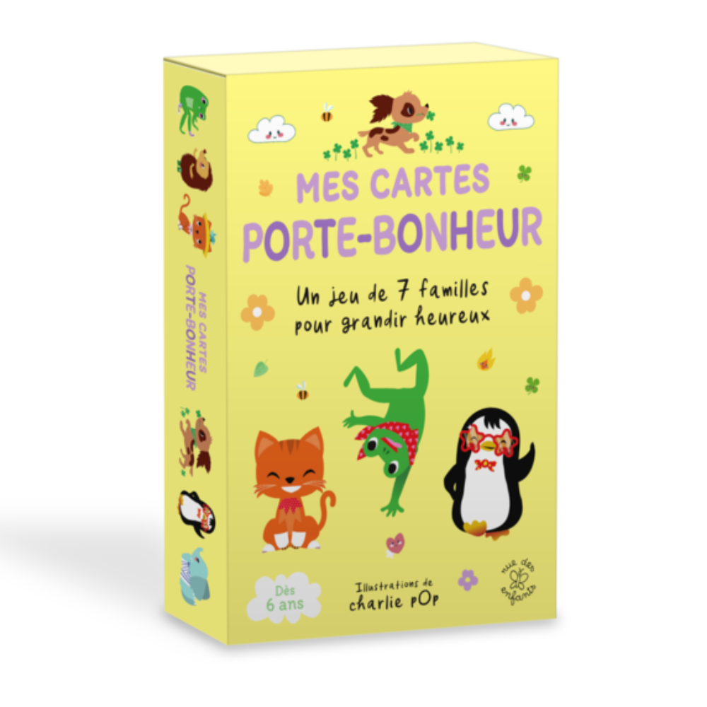 Mes cartes porte-bonheur – Un jeu de 7 familles pour grandir heureux (Dès 6 ans) - 1 - Eveil Montessori Maroc