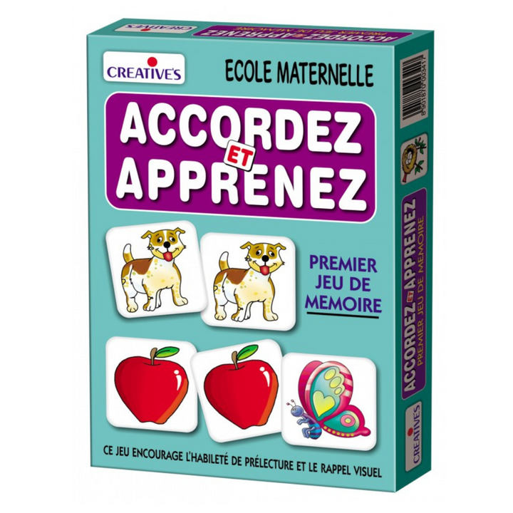 Jeu de mémoire : Accordez et apprenez