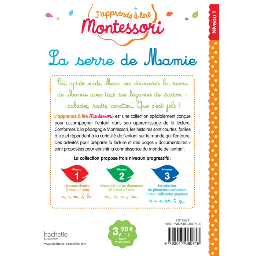 La serre de mamie, niveau 1 - J'apprends à lire Montessori