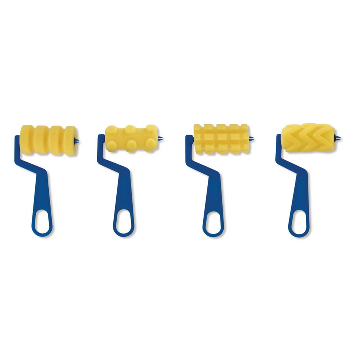 Sachet de 4 rouleaux en mousse 70 mm