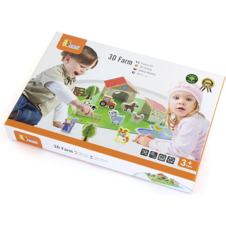 Puzzle 3D La ferme