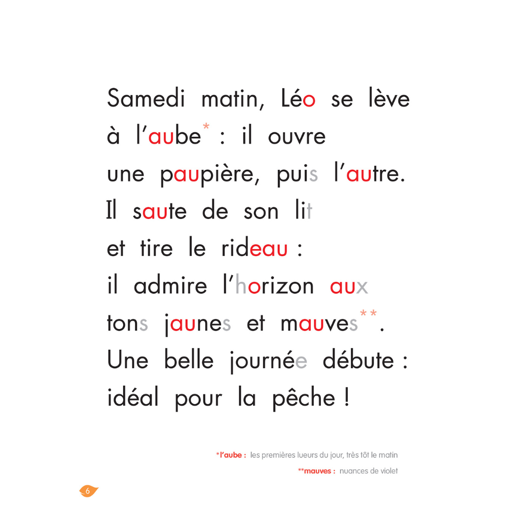 Léo à la pêche, niveau 3 - J'apprends à lire Montessori