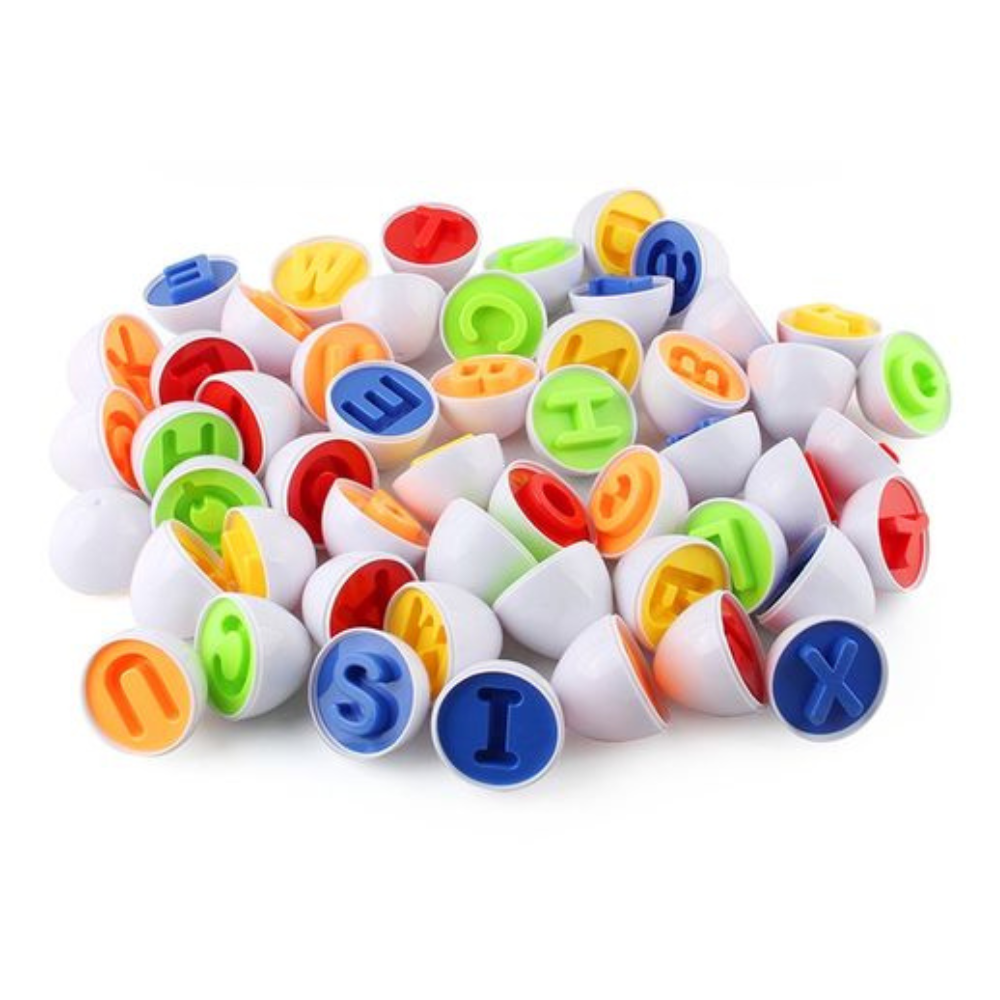 Jeu d’association des lettres - Matching eggs