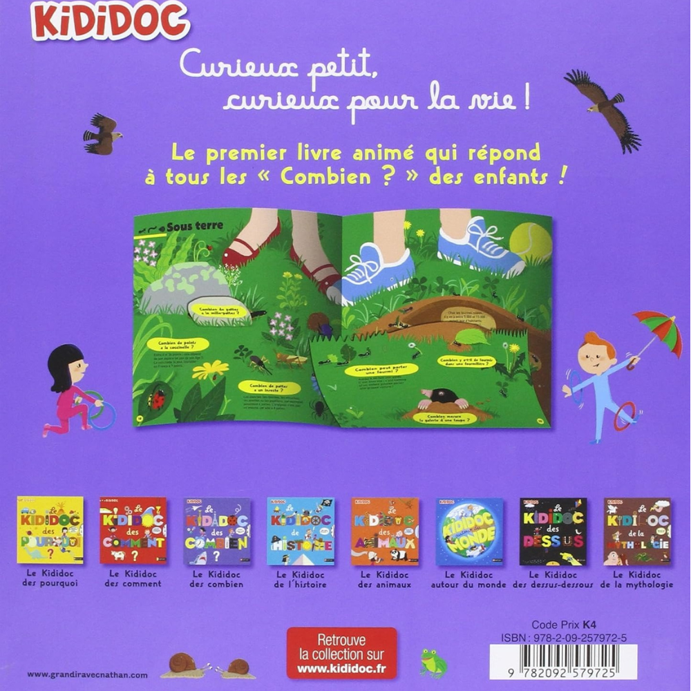 Le Kididoc des combien - Livre Pop-up - Dès 4 ans - 2 - Eveil Montessori Maroc