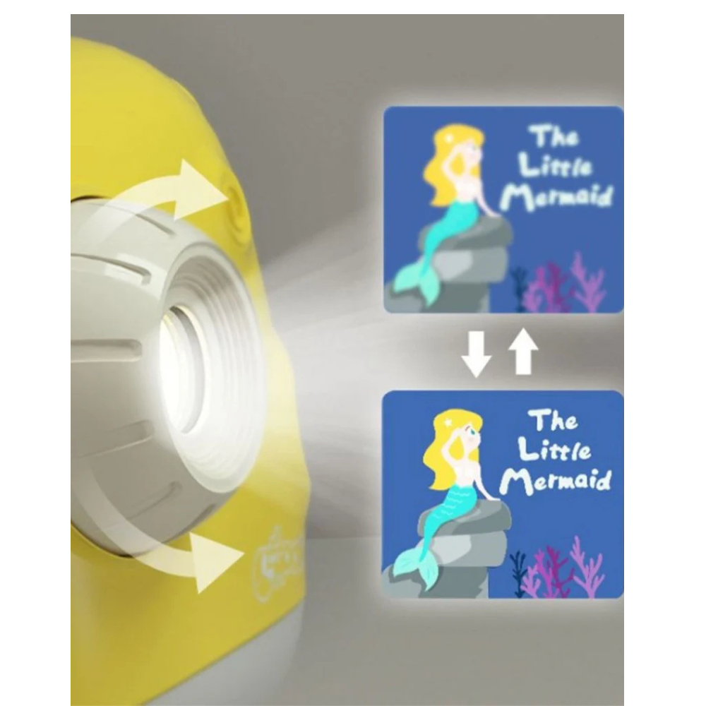 ZzzMoon Conteur et Projecteur des Histoires Rechargeable - Jaune