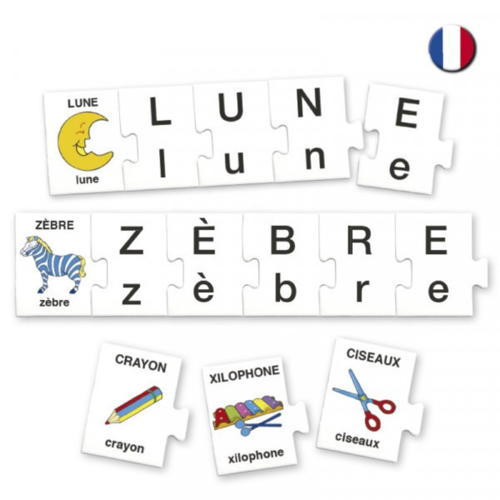 Cherche les lettres – Jeu éducatif d'initiation à la lecture et à l'alphabet – 120 pièces - 3 - Eveil Montessori Maroc