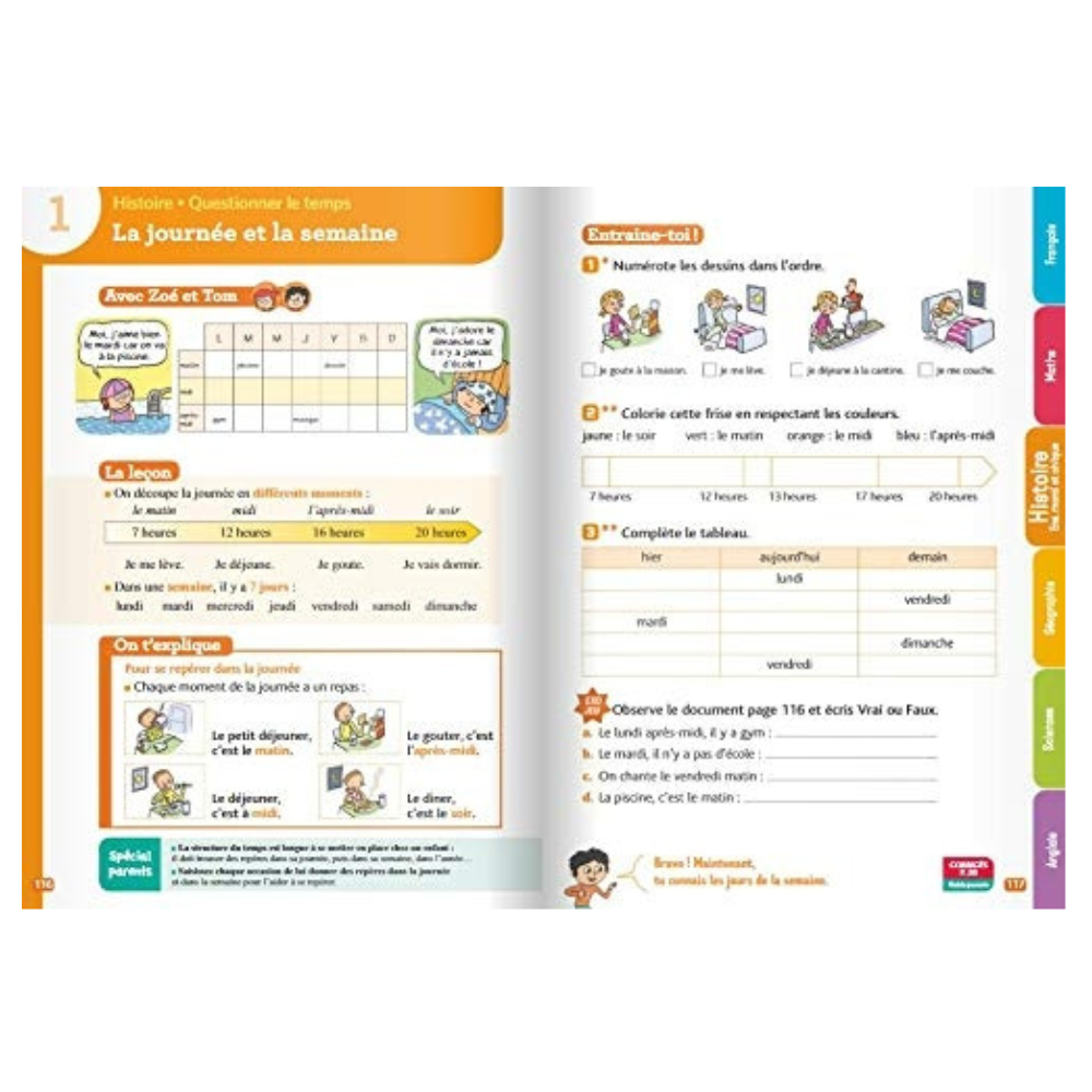Je Comprends Tout CP - Tout en un (cours + exercices) pour réviser tout le programme du CP dans toutes les matières