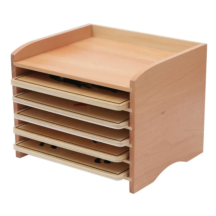Cabinet + 5 puzzles insectes