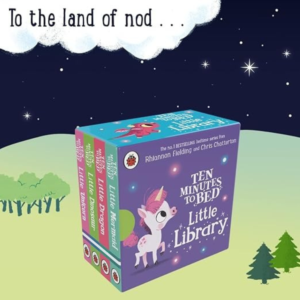 Ten Minutes to Bed: Bedtime Little Library – Coffret de 4 mini-livres cartonnés - 2 - Eveil Montessori Maroc