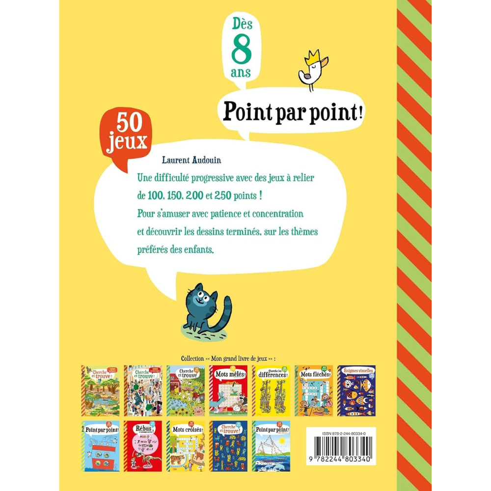 Livre jeux : Point par point ! - 2 - Eveil Montessori Maroc
