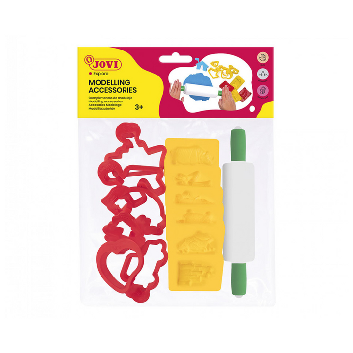 Lot de 12 emporte-pièces + rouleau