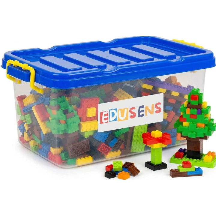 Coffret 900 Briques de construction avec boite de rangement, Petit Modèle