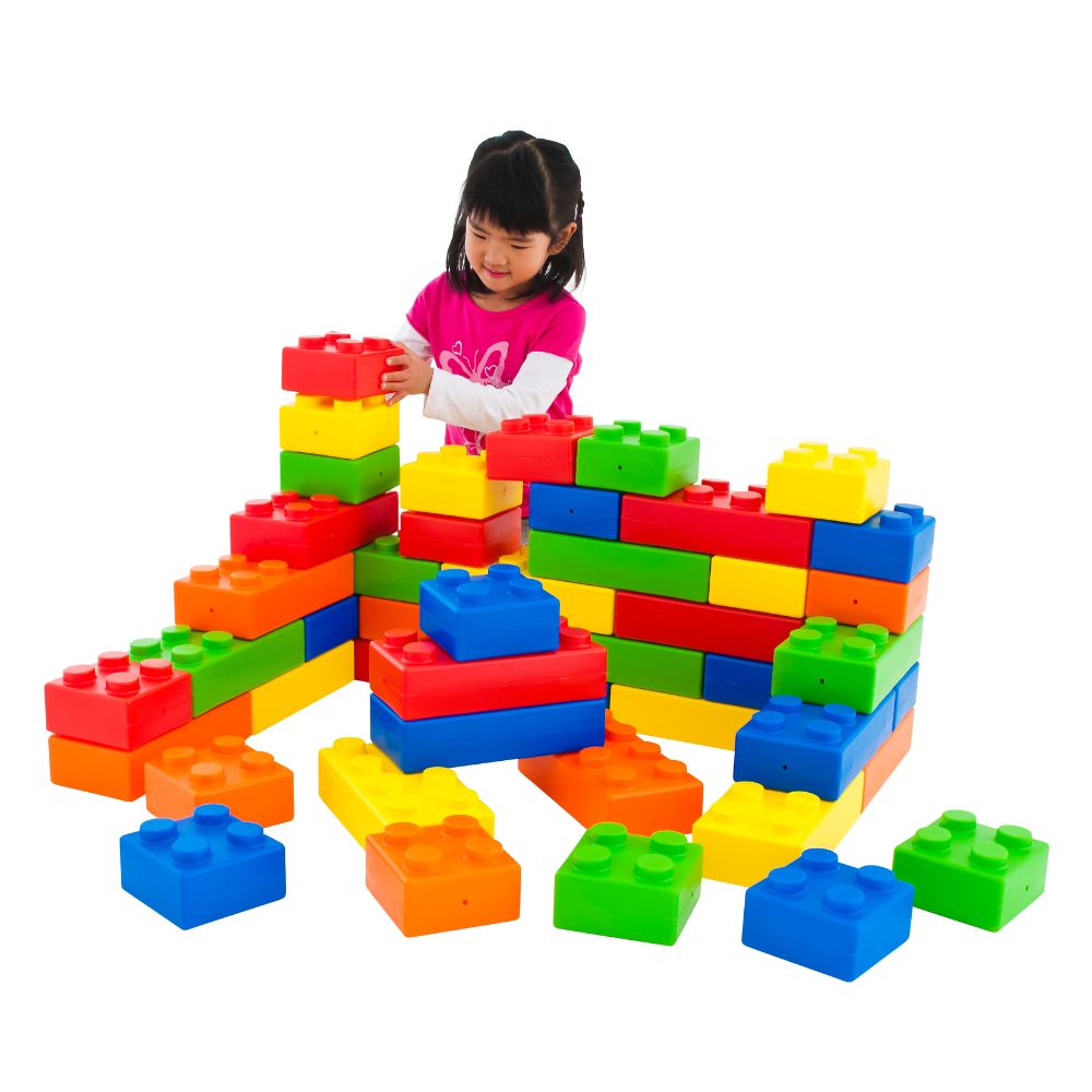 Jeu de construction JUNIOR MEGA BRICKS, 50 pièces