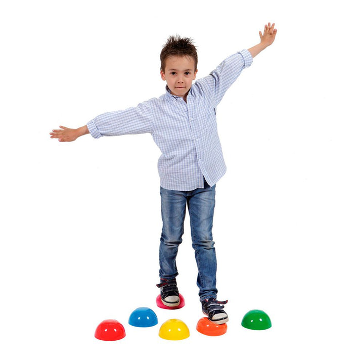 Lot de 6 Demi-sphères d'équilibre "Junior Stone"