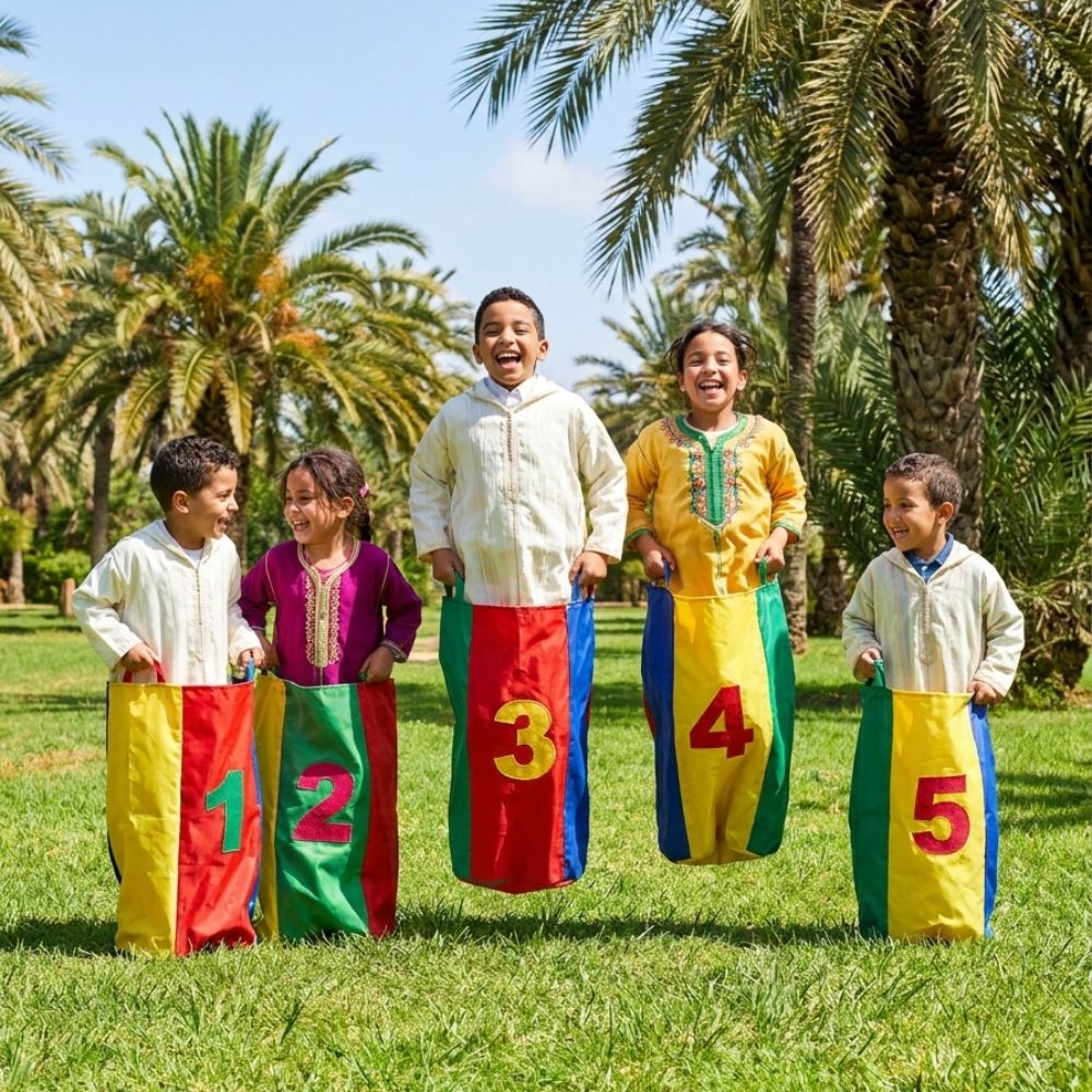 Sac à sauter numéroté résistant (à l'unité) - 3 - Eveil Montessori Maroc