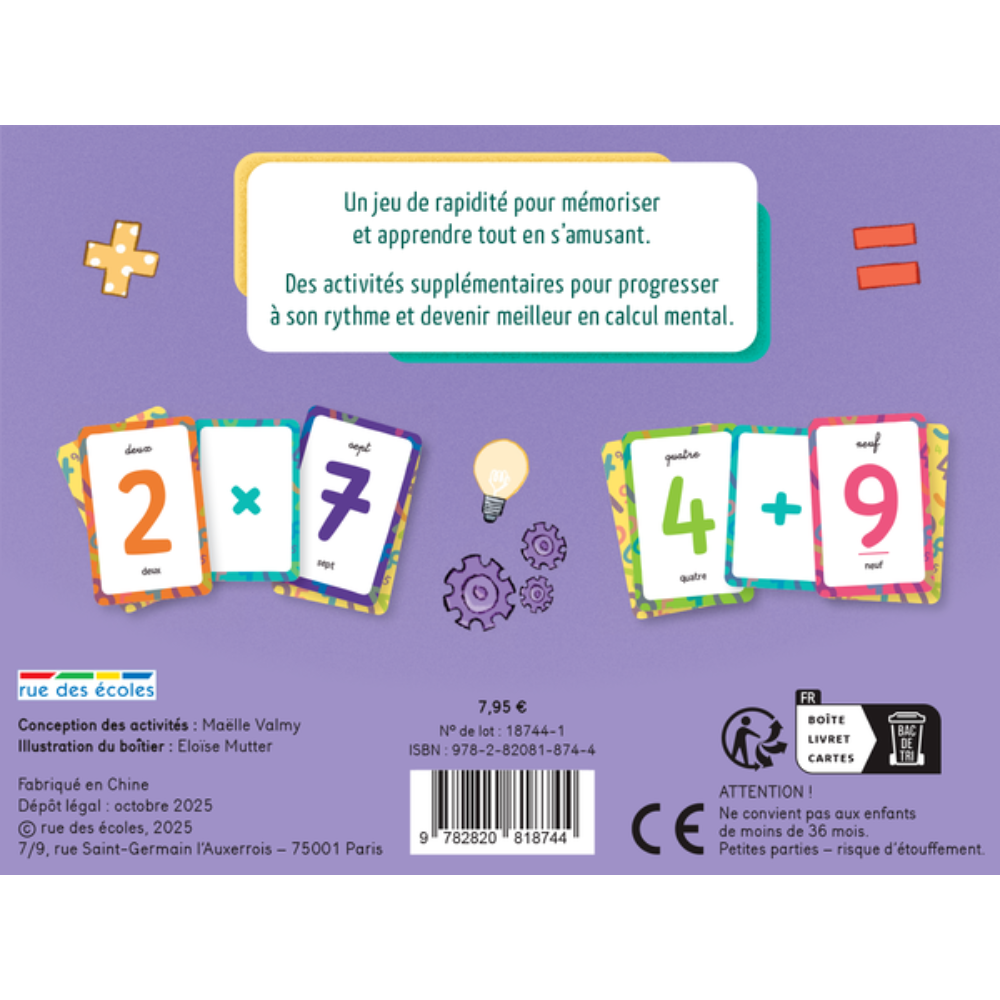 Mes cartes à jouer - Conjugaison, dès 7 ans - 4 - Eveil Montessori Maroc