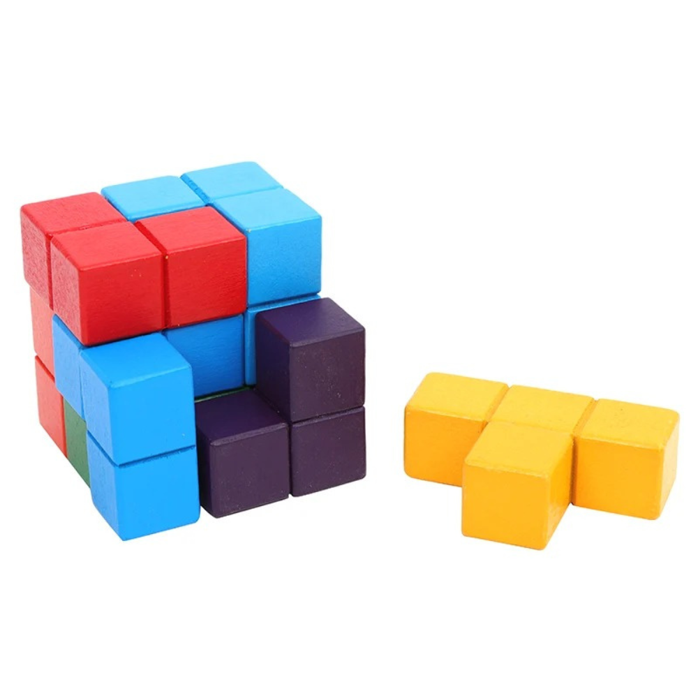 Soma Cube 3D - 2 - Eveil Montessori Maroc