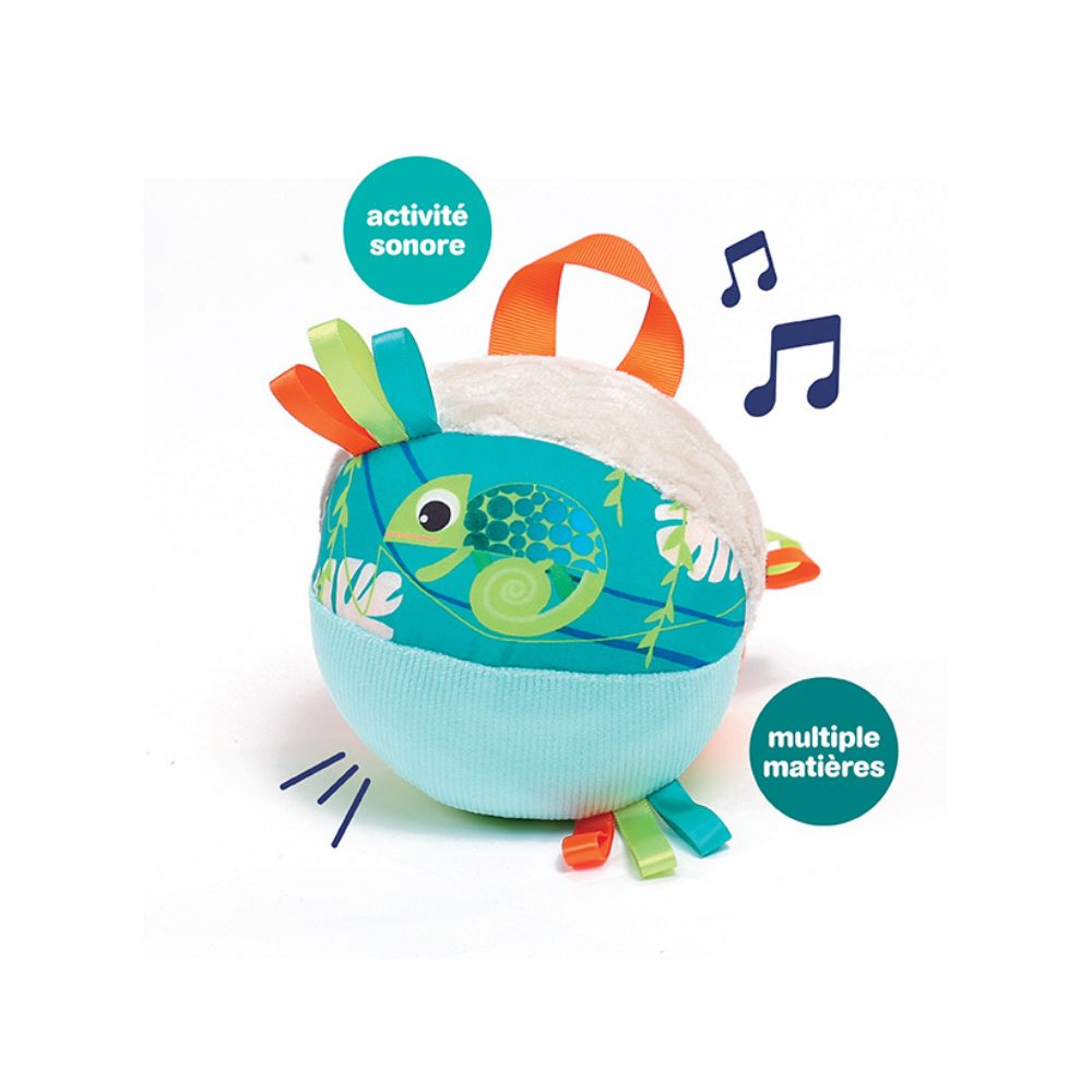 LUDI - Balle D'éveil Caméléon