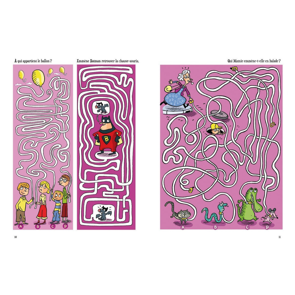 Livre jeux : Labyrinthe - 2 - Eveil Montessori Maroc
