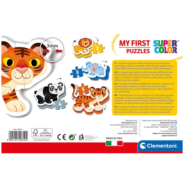 Mon premier puzzle des animaux sauvages