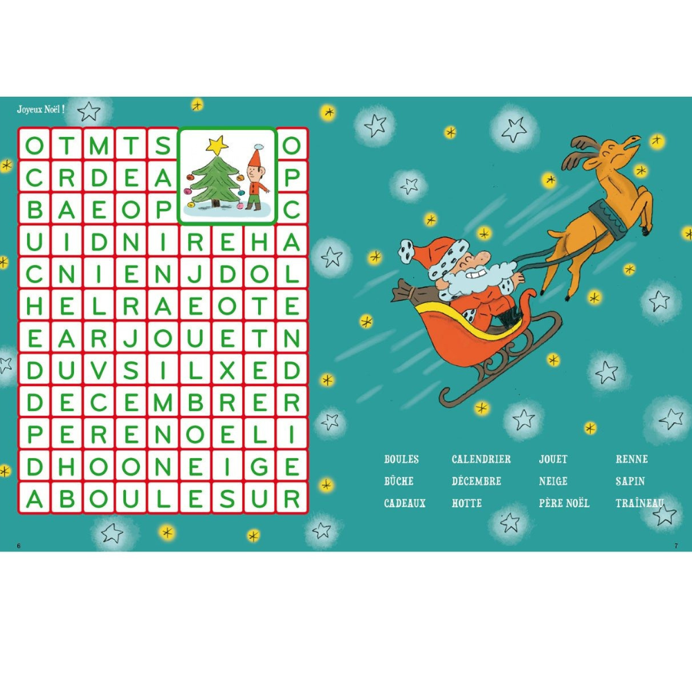 Livre jeux : Mots mêlés ! - 3 - Eveil Montessori Maroc