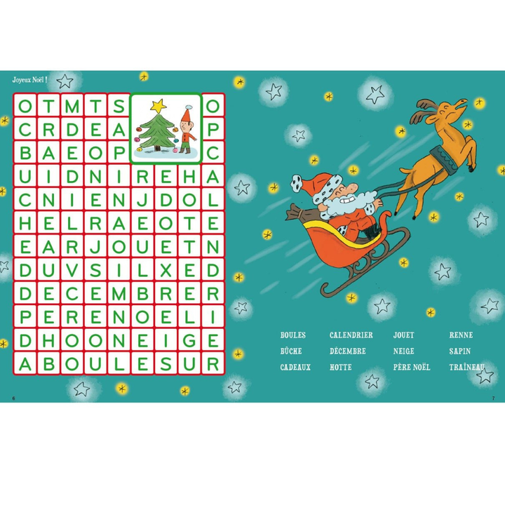 Livre jeux : Mots mêlés ! - 3 - Eveil Montessori Maroc