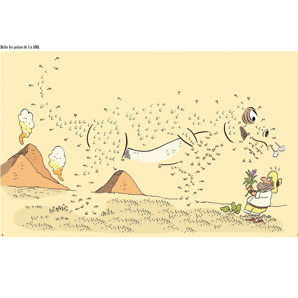 Livre jeux : Point par point ! - 6 - Eveil Montessori Maroc