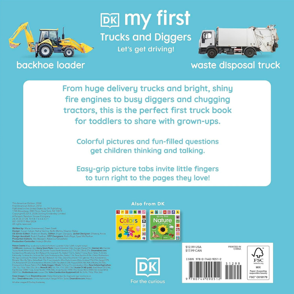 My First Trucks and Diggers : Let's Get Driving! - 6 - Eveil Montessori Maroc