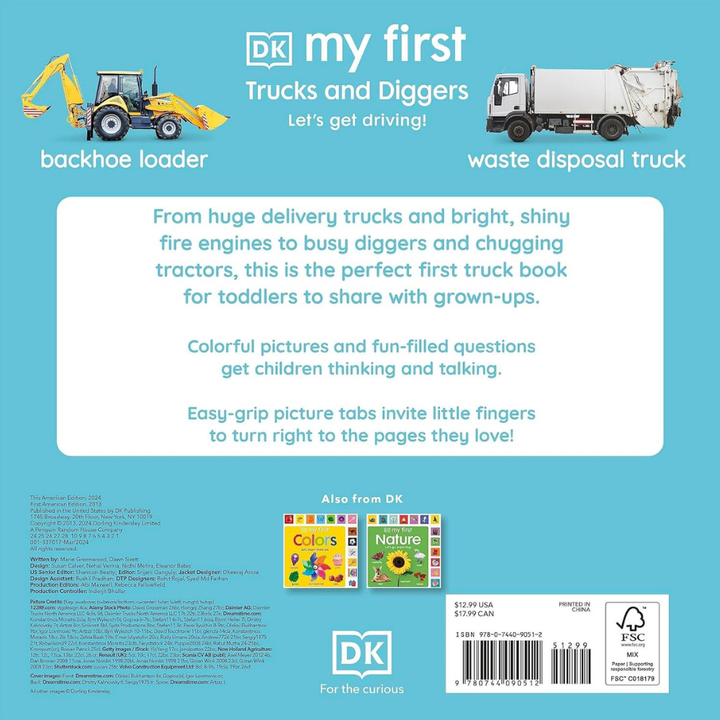 My First Trucks and Diggers : Let's Get Driving! - 6 - Eveil Montessori Maroc