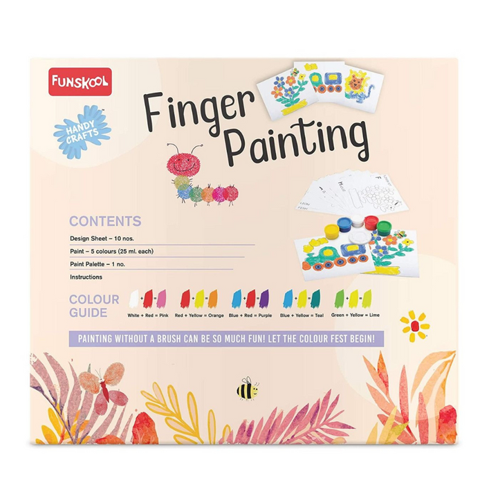 Atelier de peinture avec les doigts