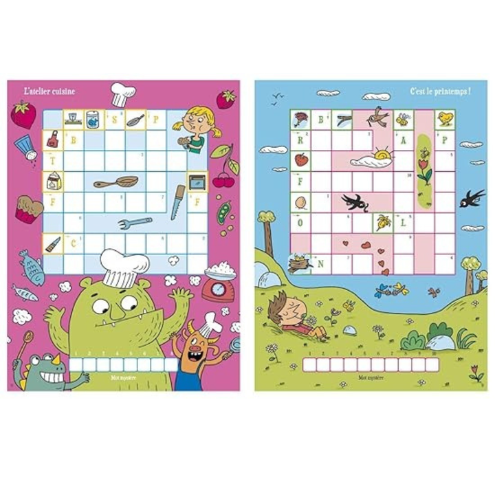 Livre jeux : Mots fléchés - dès 7 ans - 6 - Eveil Montessori Maroc