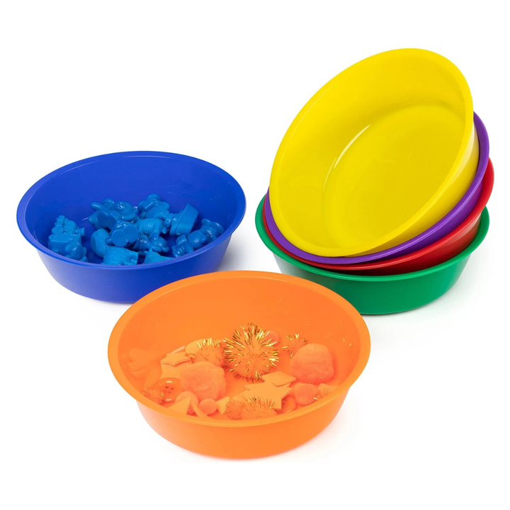 Lot de 6 plateaux de tri coloris assortis - 6 - Eveil Montessori Maroc
