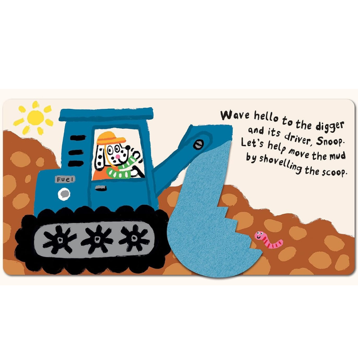 Play Pals: Building Site – Use the felt flaps and play along - 5 - Eveil Montessori Maroc