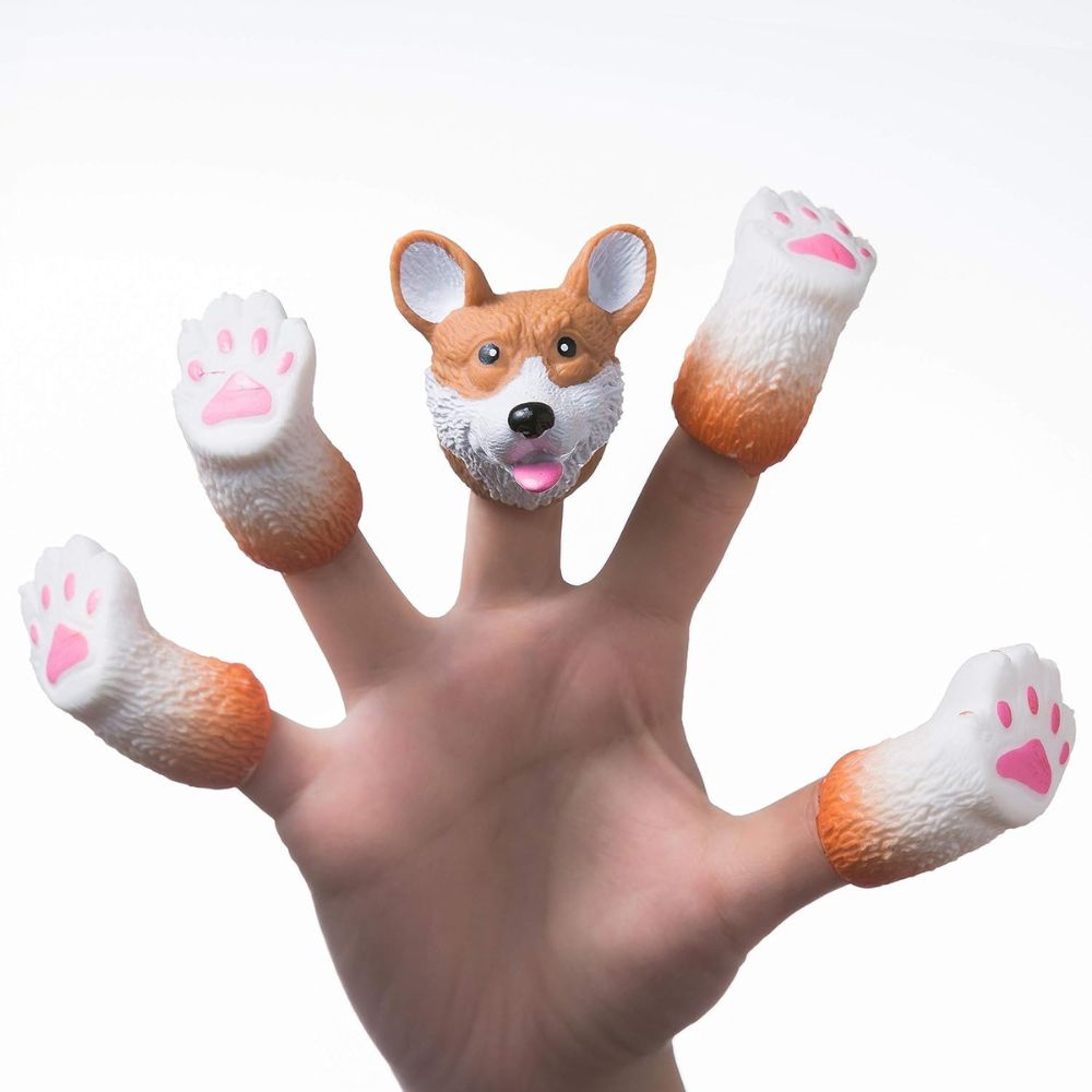 Finger animals - Marionnettes à doigts animaux - Têtes et pates - 8 - Eveil Montessori Maroc