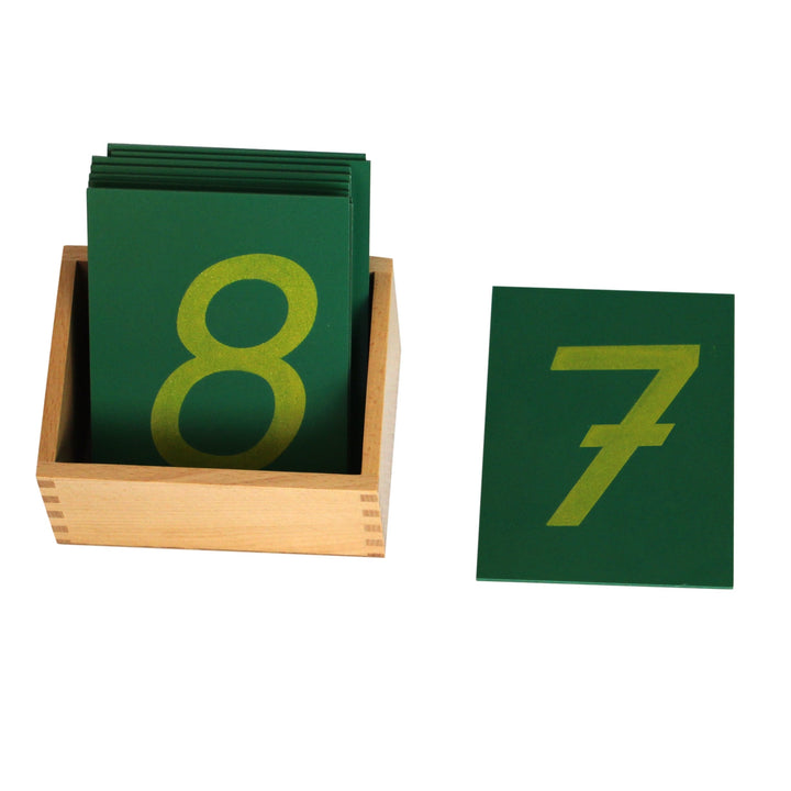 Chiffres rugueux - Eveil Montessori Maroc