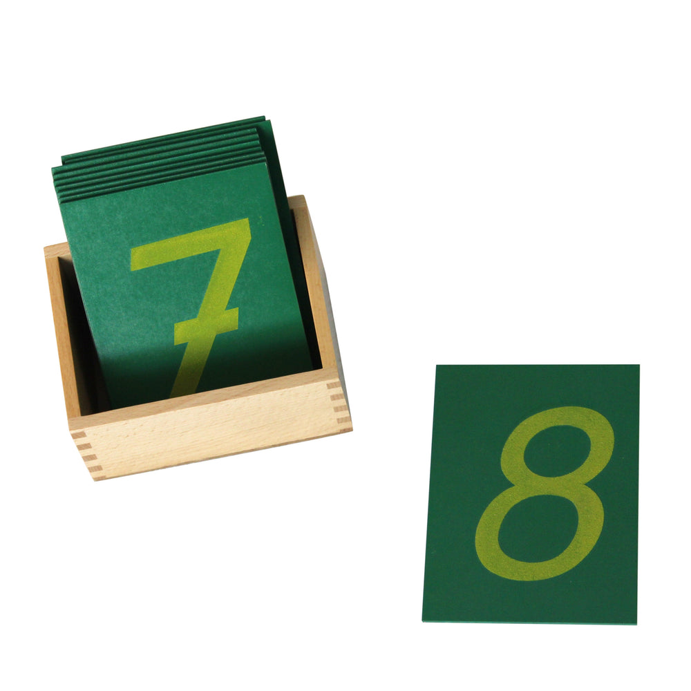 Chiffres rugueux - Eveil Montessori Maroc