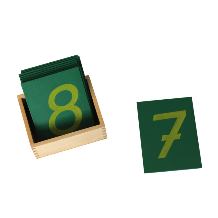 Chiffres rugueux - Eveil Montessori Maroc