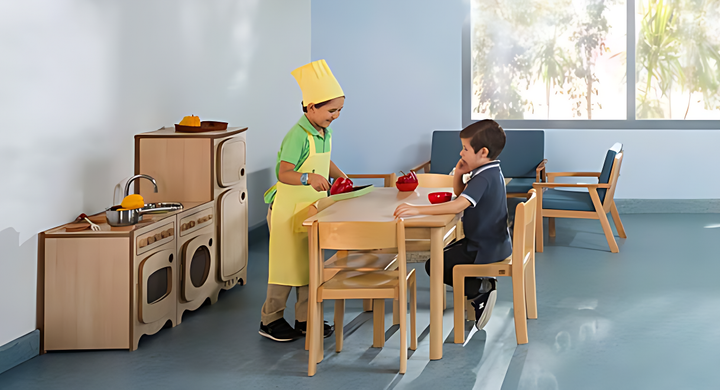 Chaise Deluxe en bois pour enfant - Taille C1