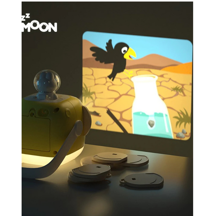 ZzzMoon Conteur et Projecteur des Histoires Rechargeable - Jaune