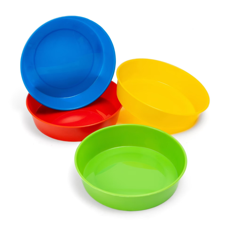 Lot de 6 plateaux de tri coloris assortis - 2 - Eveil Montessori Maroc