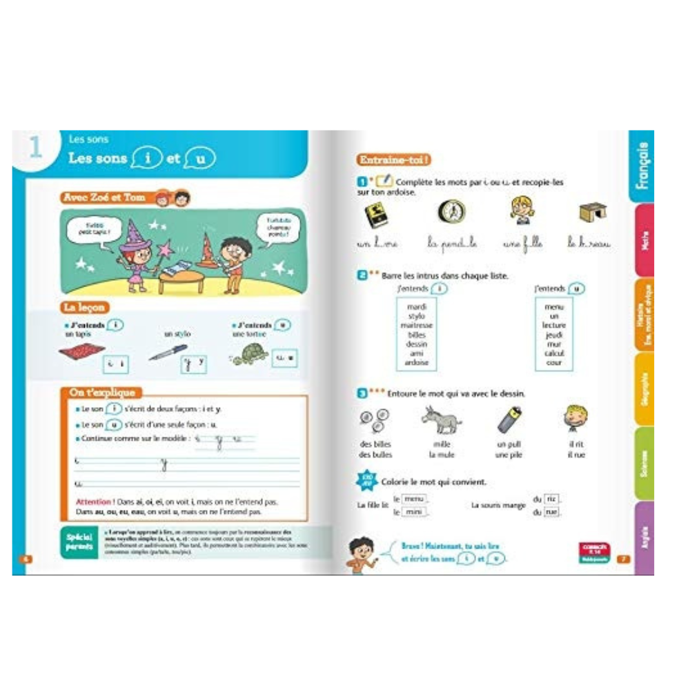 Je Comprends Tout CP - Tout en un (cours + exercices) pour réviser tout le programme du CP dans toutes les matières