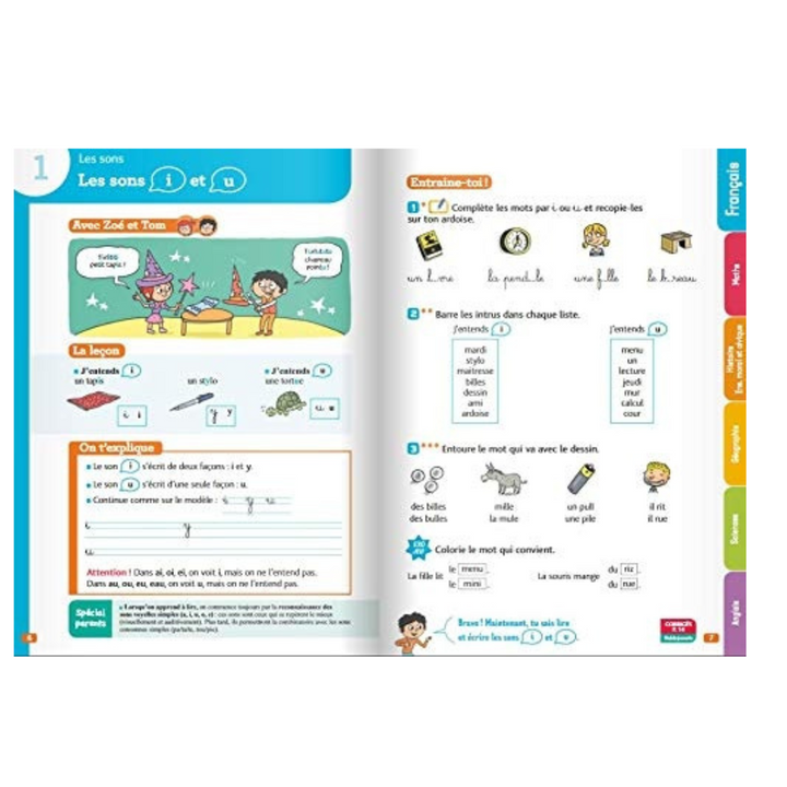 Je Comprends Tout CP - Tout en un (cours + exercices) pour réviser tout le programme du CP dans toutes les matières