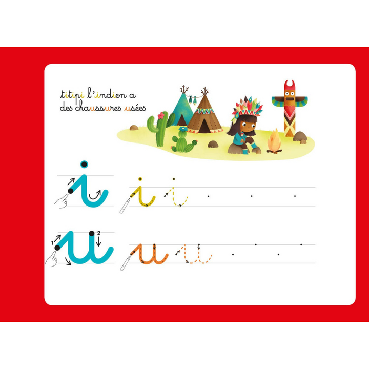 Livre-Ardoise : Mes Lettres Rugueuses Montessori