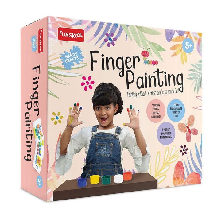 Atelier de peinture avec les doigts