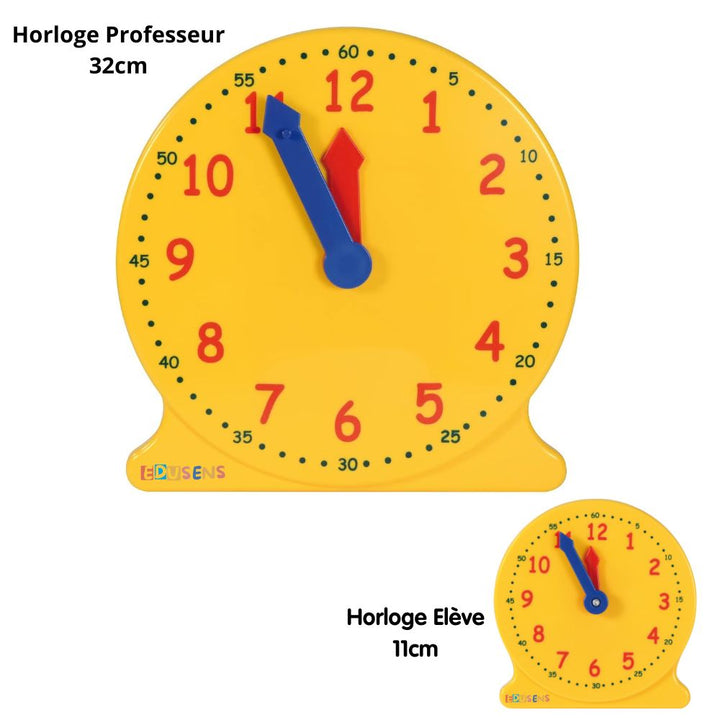 Horloge d'apprentissage géante 32cm